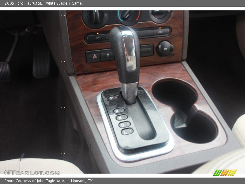 White Suede / Camel 2009 Ford Taurus SE