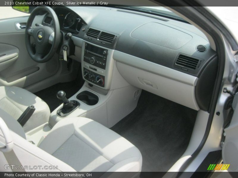Silver Ice Metallic / Gray 2010 Chevrolet Cobalt XFE Coupe
