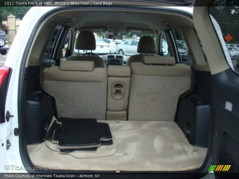 Blizzard White Pearl / Sand Beige 2011 Toyota RAV4 I4 4WD