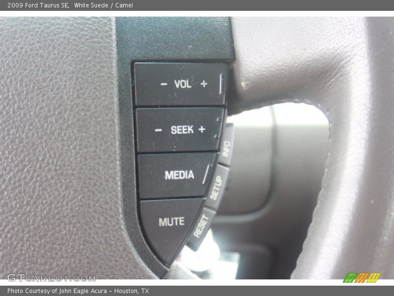 White Suede / Camel 2009 Ford Taurus SE