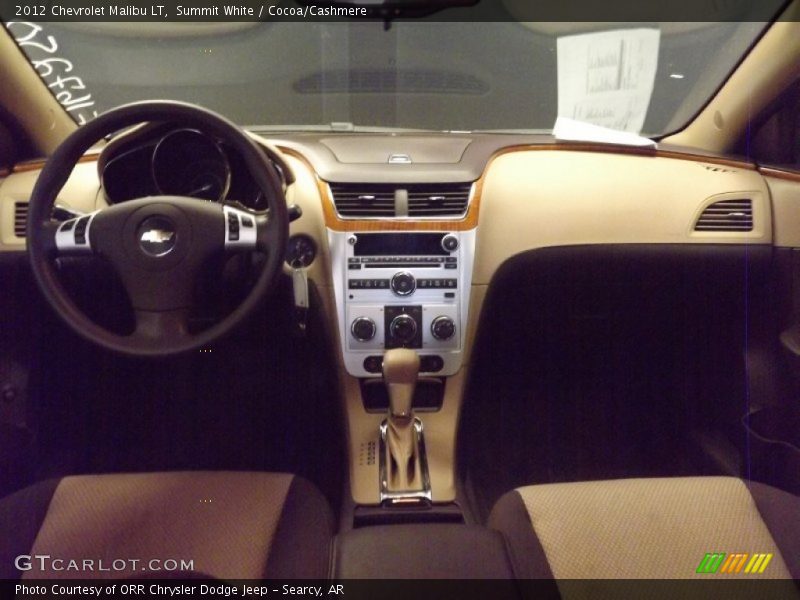 Summit White / Cocoa/Cashmere 2012 Chevrolet Malibu LT
