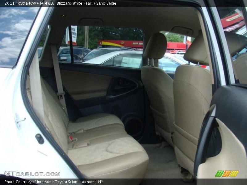 Blizzard White Pearl / Sand Beige 2011 Toyota RAV4 I4 4WD