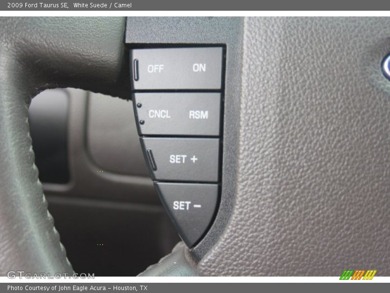 White Suede / Camel 2009 Ford Taurus SE