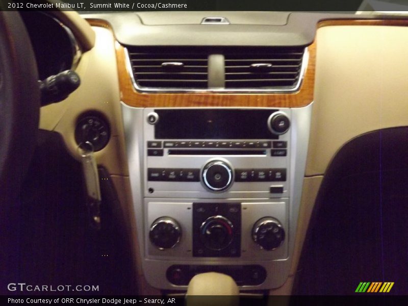 Summit White / Cocoa/Cashmere 2012 Chevrolet Malibu LT