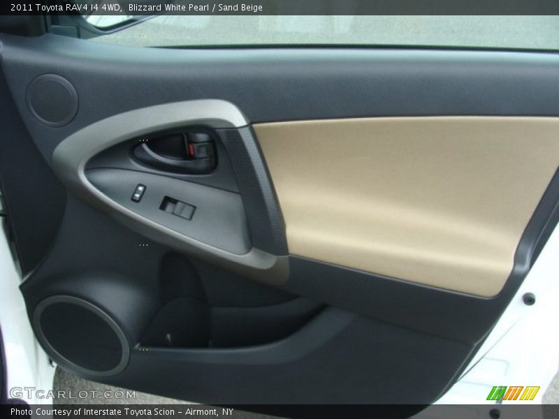 Blizzard White Pearl / Sand Beige 2011 Toyota RAV4 I4 4WD