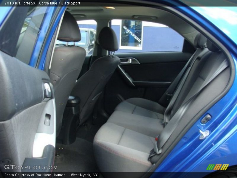 Corsa Blue / Black Sport 2010 Kia Forte SX