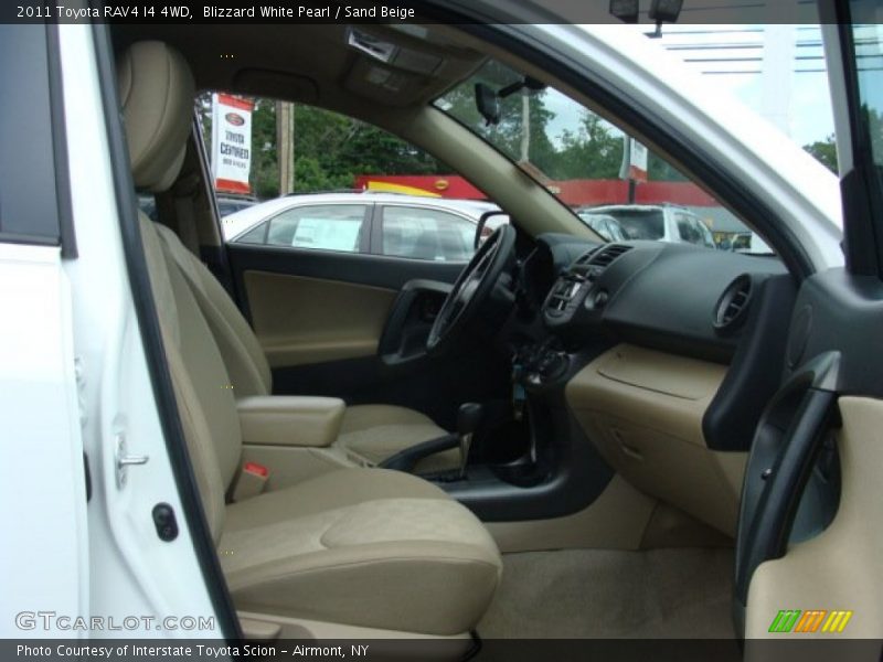 Blizzard White Pearl / Sand Beige 2011 Toyota RAV4 I4 4WD