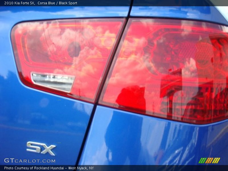 Corsa Blue / Black Sport 2010 Kia Forte SX