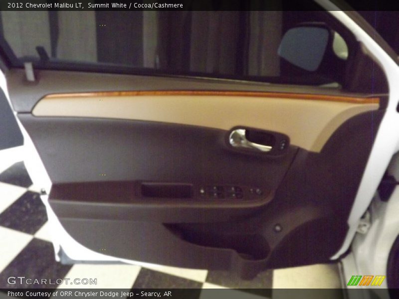 Summit White / Cocoa/Cashmere 2012 Chevrolet Malibu LT