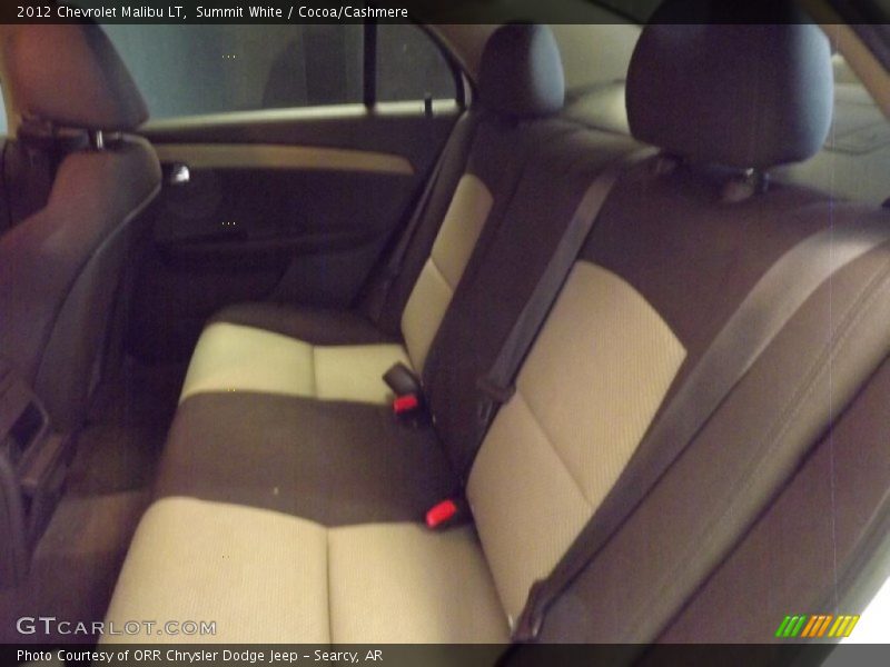 Summit White / Cocoa/Cashmere 2012 Chevrolet Malibu LT