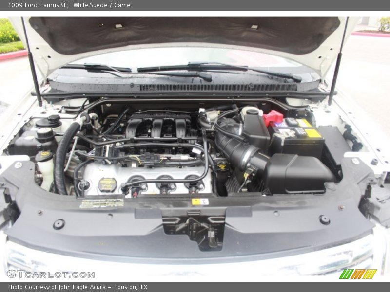 White Suede / Camel 2009 Ford Taurus SE