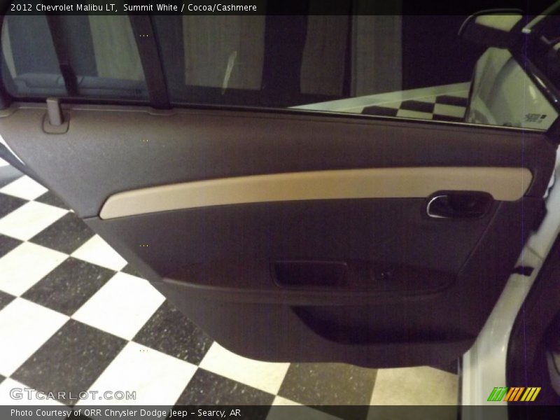 Summit White / Cocoa/Cashmere 2012 Chevrolet Malibu LT