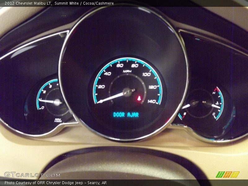 Summit White / Cocoa/Cashmere 2012 Chevrolet Malibu LT