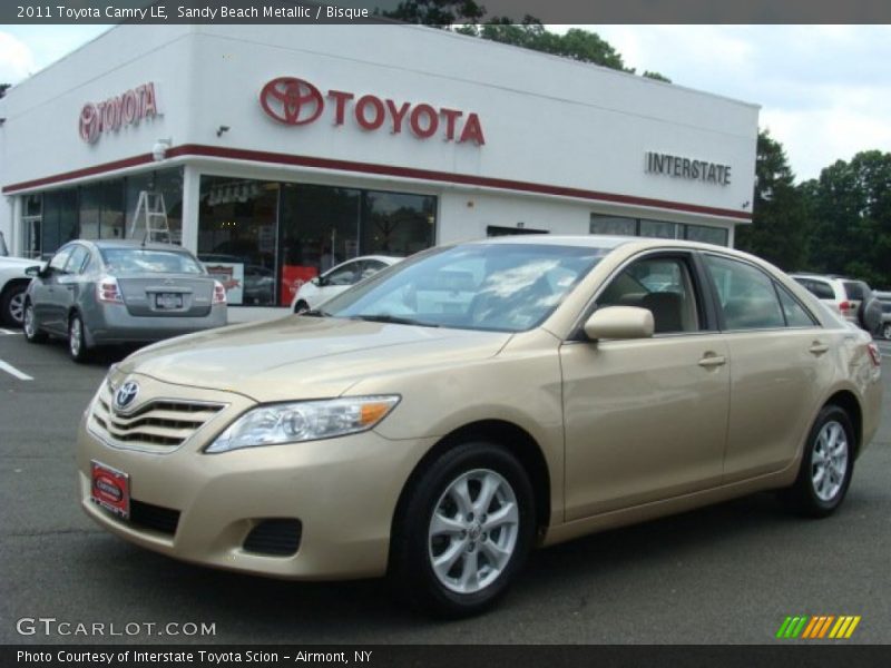 Sandy Beach Metallic / Bisque 2011 Toyota Camry LE