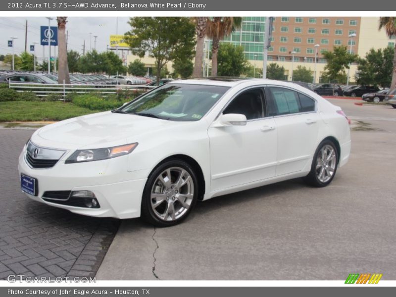 Bellanova White Pearl / Ebony 2012 Acura TL 3.7 SH-AWD Advance
