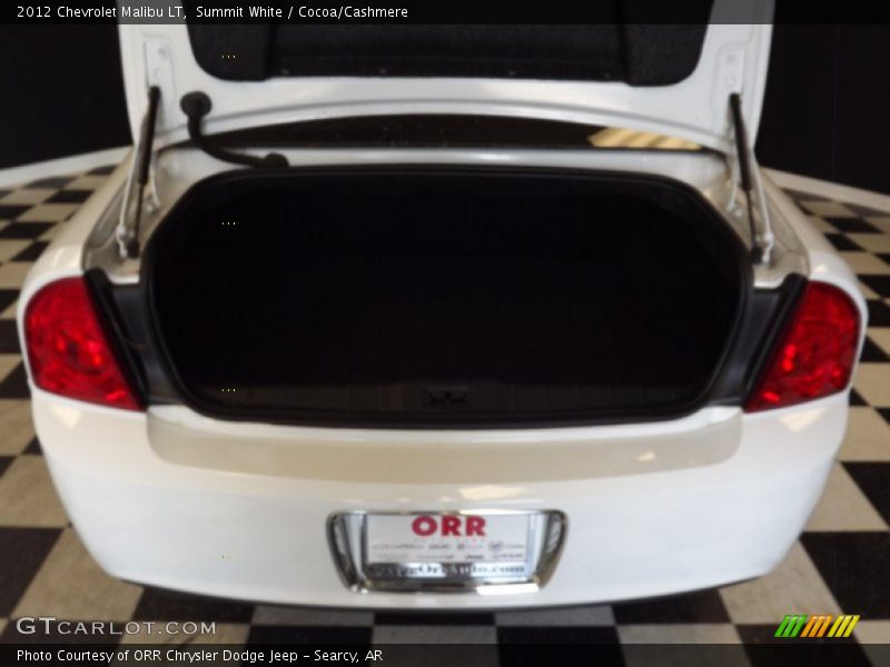 Summit White / Cocoa/Cashmere 2012 Chevrolet Malibu LT
