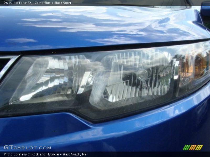 Corsa Blue / Black Sport 2010 Kia Forte SX