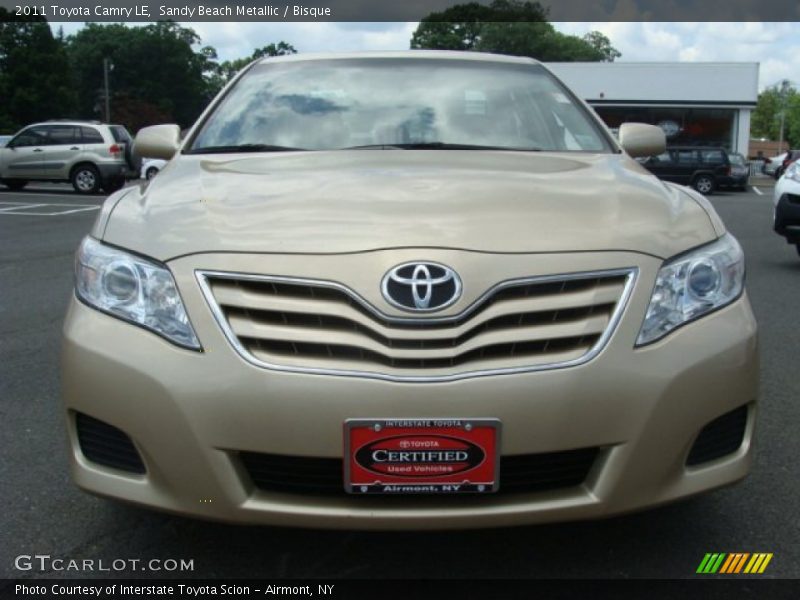 Sandy Beach Metallic / Bisque 2011 Toyota Camry LE