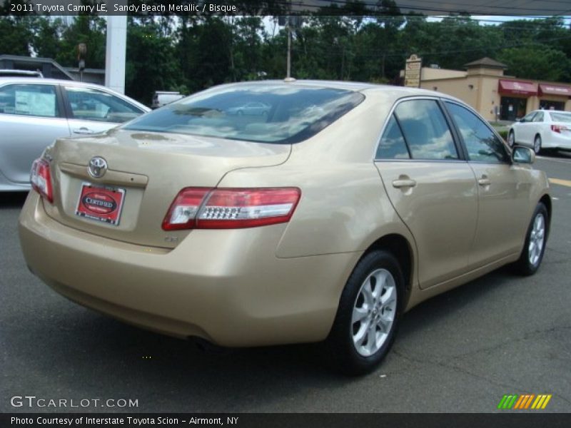 Sandy Beach Metallic / Bisque 2011 Toyota Camry LE