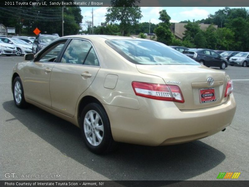 Sandy Beach Metallic / Bisque 2011 Toyota Camry LE