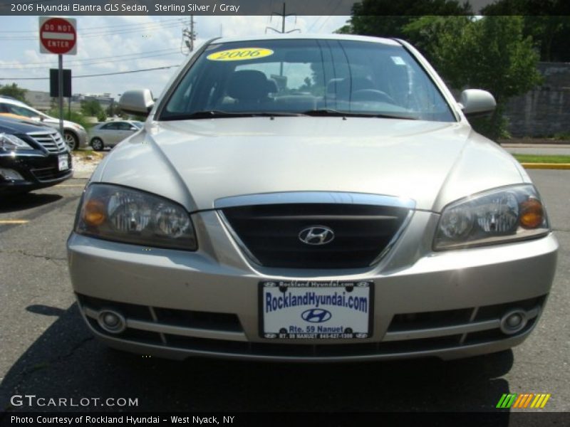 Sterling Silver / Gray 2006 Hyundai Elantra GLS Sedan