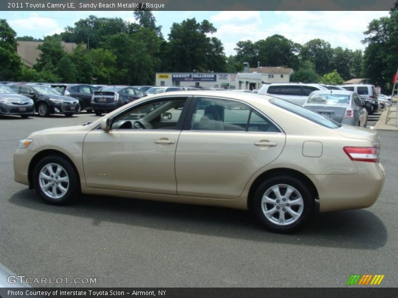 Sandy Beach Metallic / Bisque 2011 Toyota Camry LE