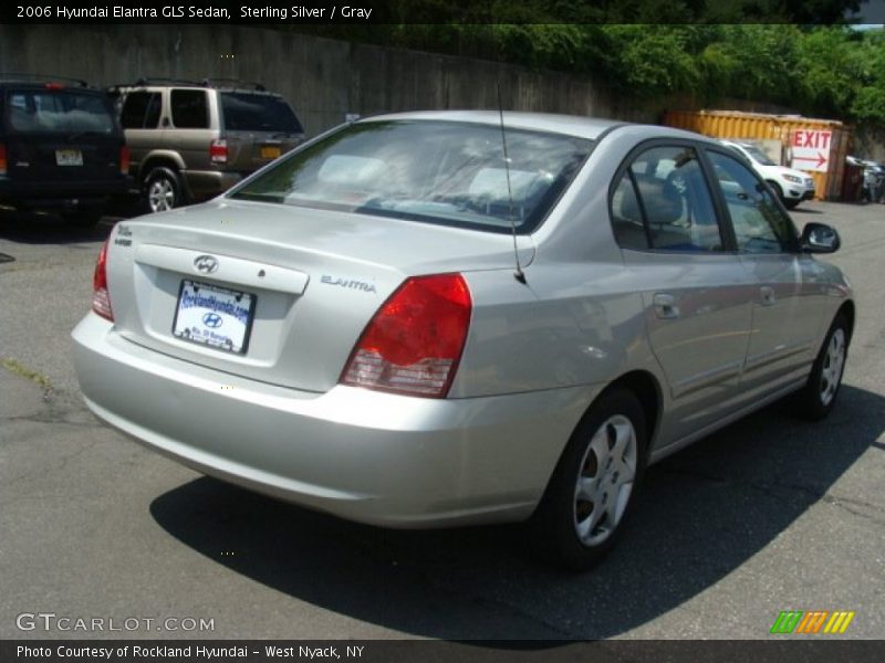 Sterling Silver / Gray 2006 Hyundai Elantra GLS Sedan
