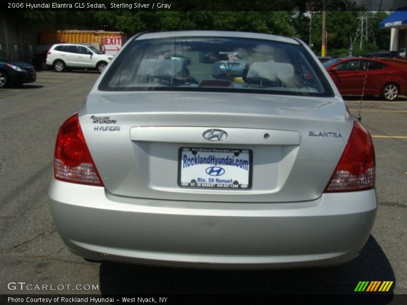 Sterling Silver / Gray 2006 Hyundai Elantra GLS Sedan