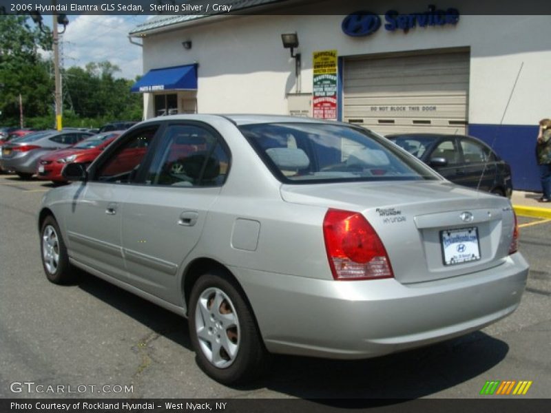 Sterling Silver / Gray 2006 Hyundai Elantra GLS Sedan