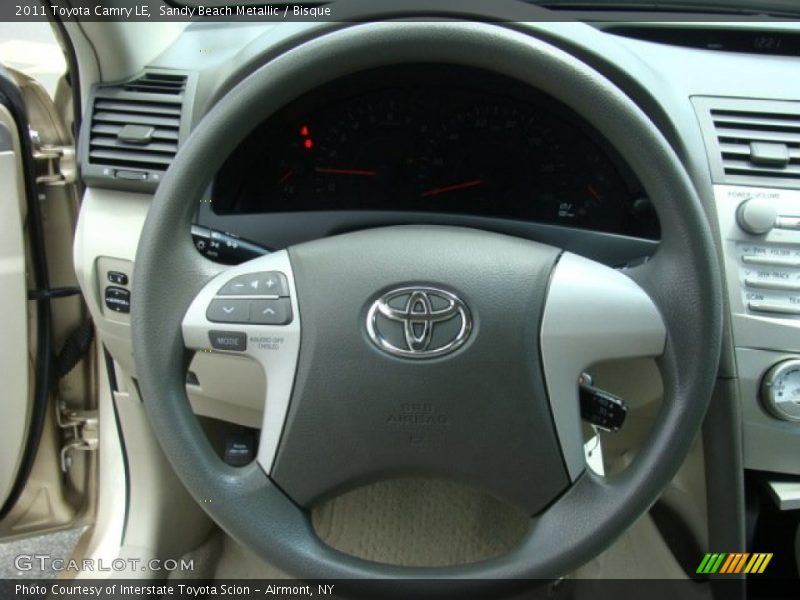 Sandy Beach Metallic / Bisque 2011 Toyota Camry LE