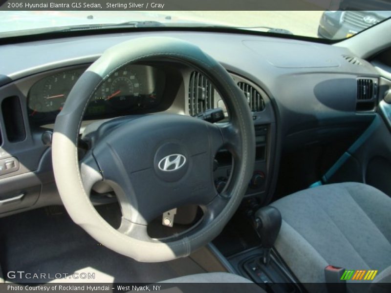 Sterling Silver / Gray 2006 Hyundai Elantra GLS Sedan