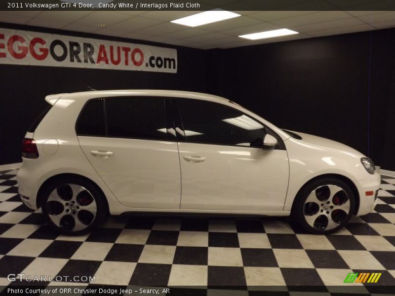 Candy White / Interlagos Plaid Cloth 2011 Volkswagen GTI 4 Door