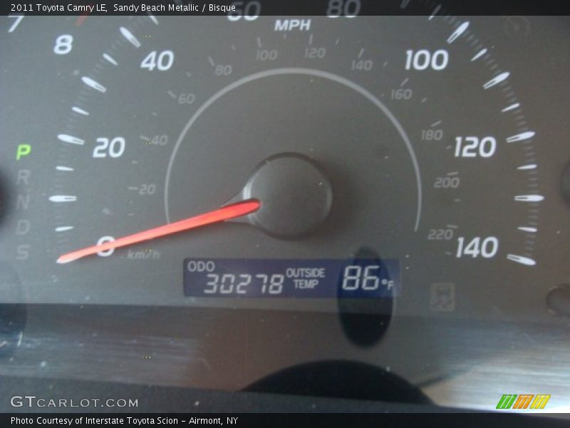 Sandy Beach Metallic / Bisque 2011 Toyota Camry LE