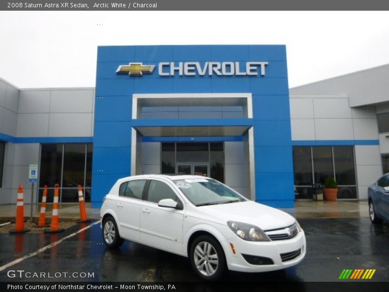 Arctic White / Charcoal 2008 Saturn Astra XR Sedan