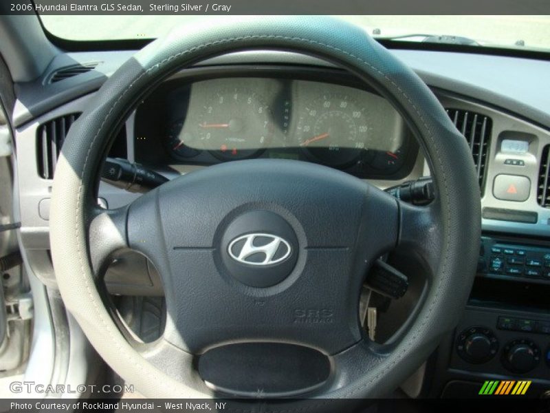 Sterling Silver / Gray 2006 Hyundai Elantra GLS Sedan