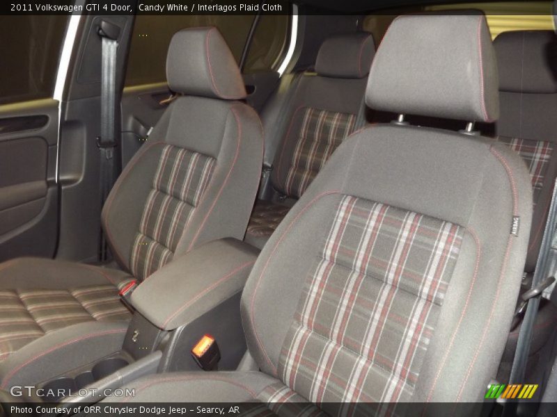Candy White / Interlagos Plaid Cloth 2011 Volkswagen GTI 4 Door