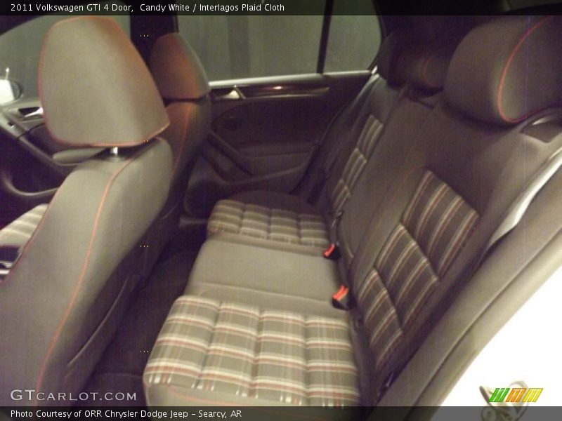 Candy White / Interlagos Plaid Cloth 2011 Volkswagen GTI 4 Door