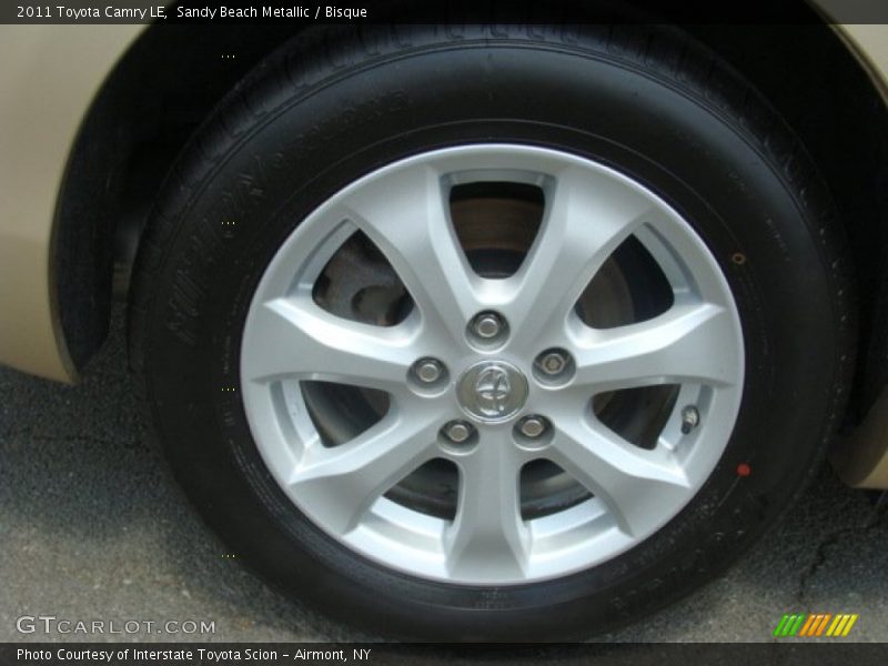 Sandy Beach Metallic / Bisque 2011 Toyota Camry LE