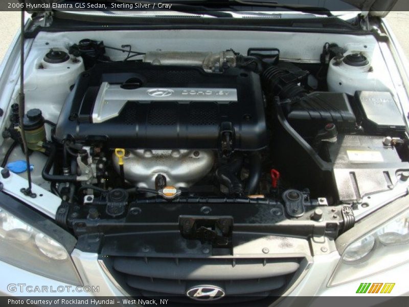 Sterling Silver / Gray 2006 Hyundai Elantra GLS Sedan