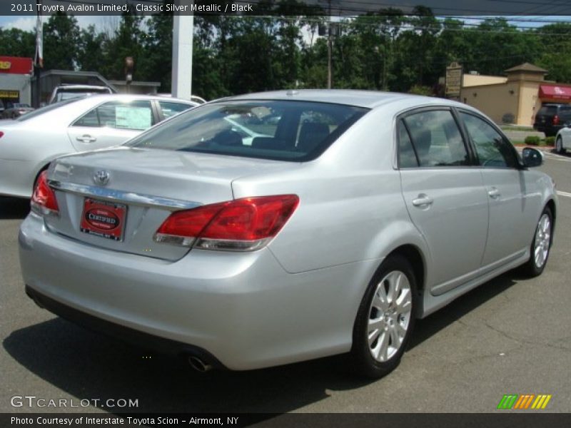 Classic Silver Metallic / Black 2011 Toyota Avalon Limited