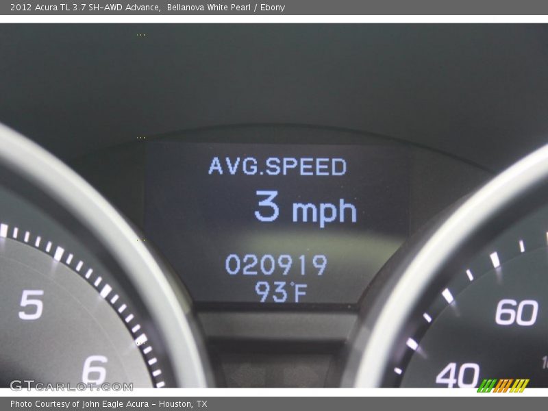 Bellanova White Pearl / Ebony 2012 Acura TL 3.7 SH-AWD Advance