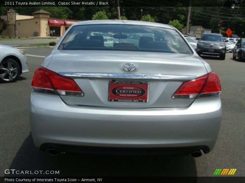 Classic Silver Metallic / Black 2011 Toyota Avalon Limited