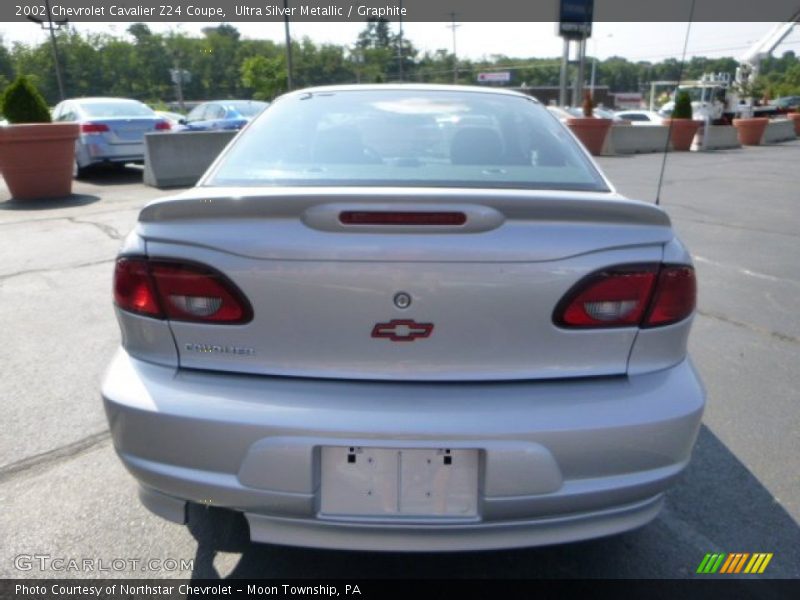 Ultra Silver Metallic / Graphite 2002 Chevrolet Cavalier Z24 Coupe