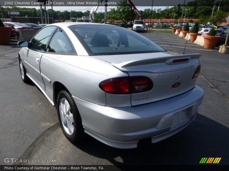Ultra Silver Metallic / Graphite 2002 Chevrolet Cavalier Z24 Coupe
