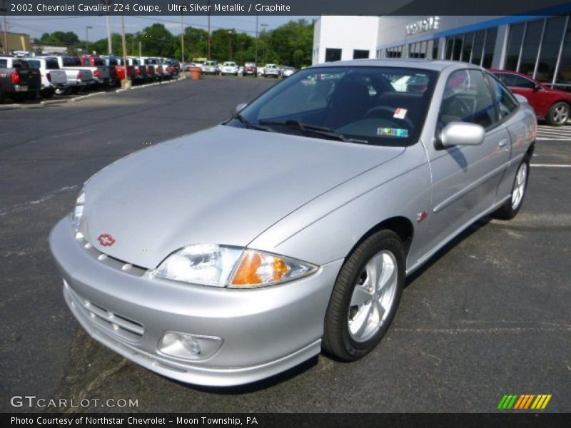 Front 3/4 View of 2002 Cavalier Z24 Coupe