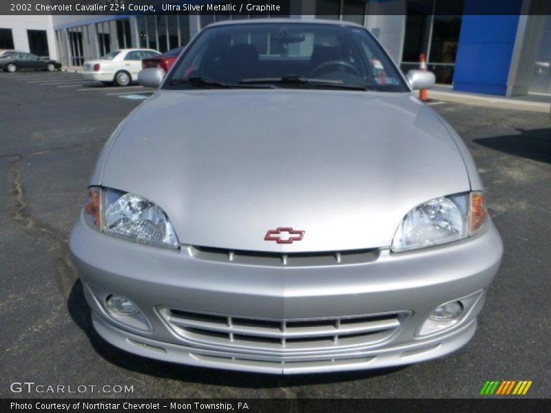 Ultra Silver Metallic / Graphite 2002 Chevrolet Cavalier Z24 Coupe