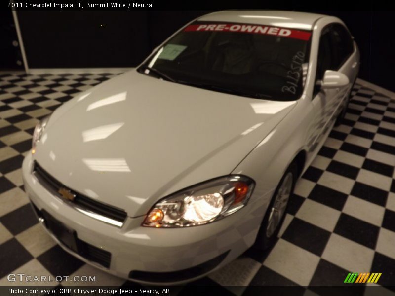 Summit White / Neutral 2011 Chevrolet Impala LT