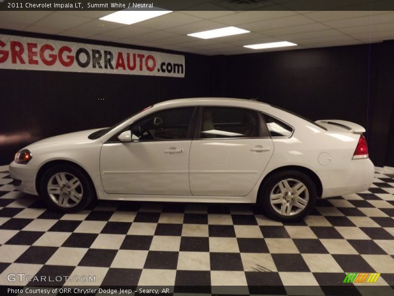 Summit White / Neutral 2011 Chevrolet Impala LT