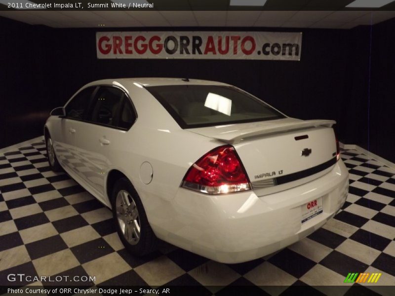 Summit White / Neutral 2011 Chevrolet Impala LT