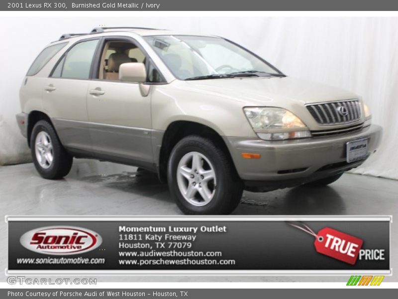 Burnished Gold Metallic / Ivory 2001 Lexus RX 300